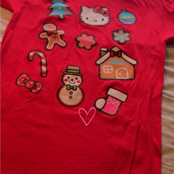 Hello kitty Christmas t shirt small - Picture 6 of 6